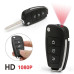 HD 1280x1024 Pixel Car Key Mini Camera with Night Vision/Motion Detection/TF Card(Black)